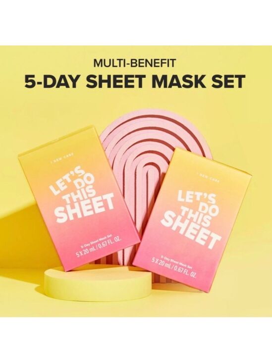 I Dew Care Other - I Dew Care Let’s Do This Sheet 5-Day Sheet Mask Set
